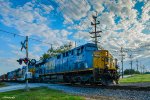 CSX 735 early morning action